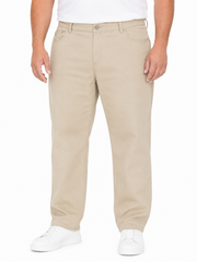 Beige Cotton Trousers