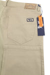 Beige Cotton Trousers