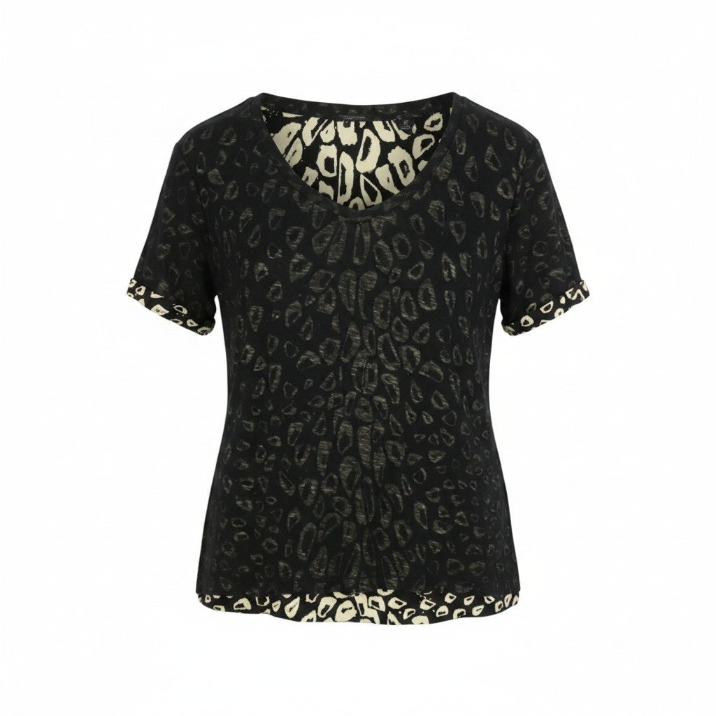 Black Cotton T-Shirt