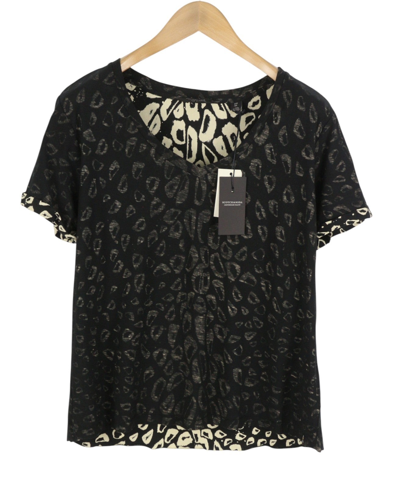 Black Cotton T-Shirt