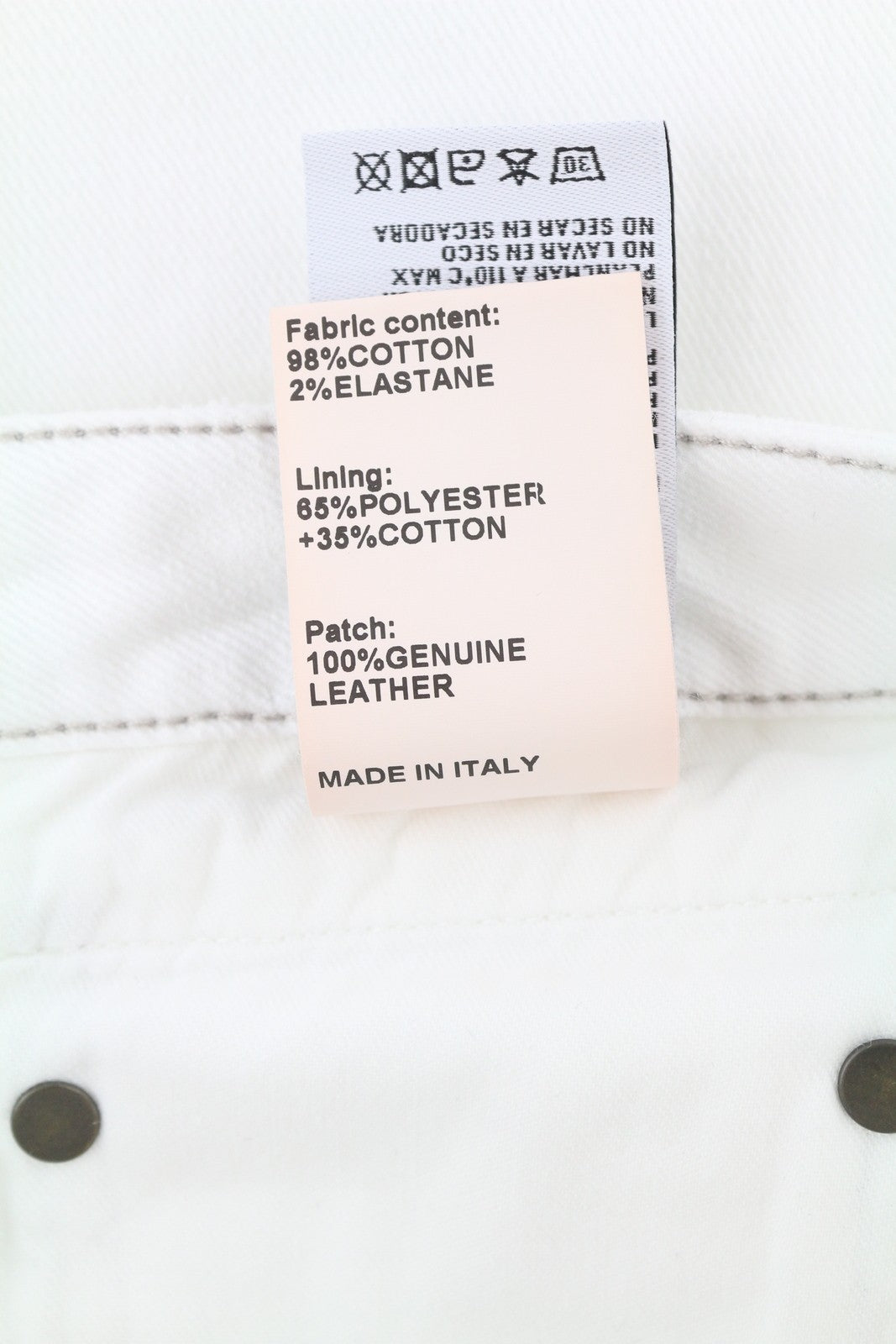 R13 Boy Straight Women Jeans 32 Bale White Cropped Ankle Length Light RRP€499