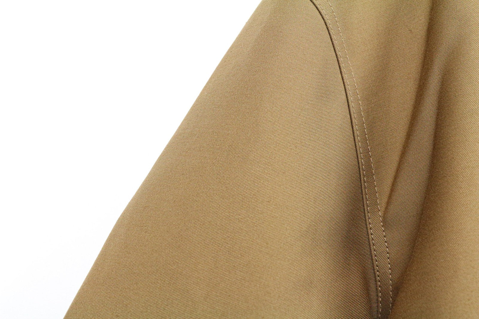 SANDRO Men's Jacket 2XL Light Brown Parka Hood Classic Zip Lined Pure Cotton