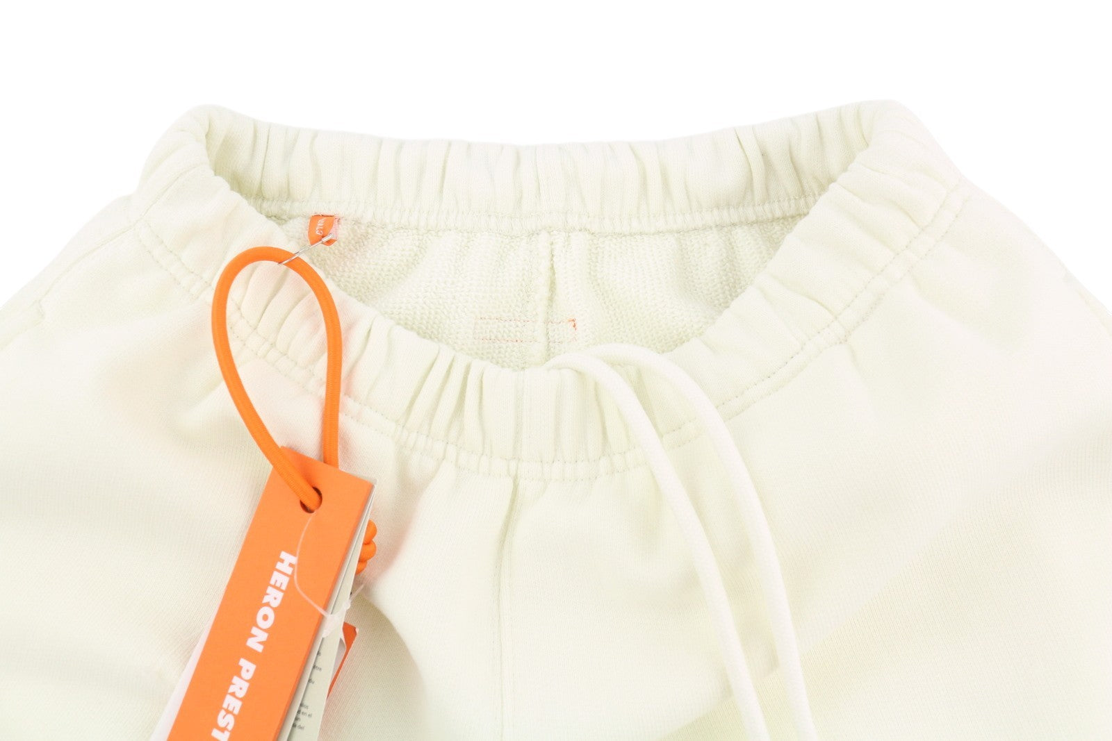 HERON PRESTON Real Estate Women Trousers XS White Sweatpants Front Logo RRP€399