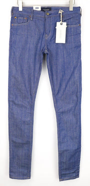 SCOTCH & SODA Skim Men's Jeans W31/L36 Mid Blue Skinny Cotton Blend Stretch Fit