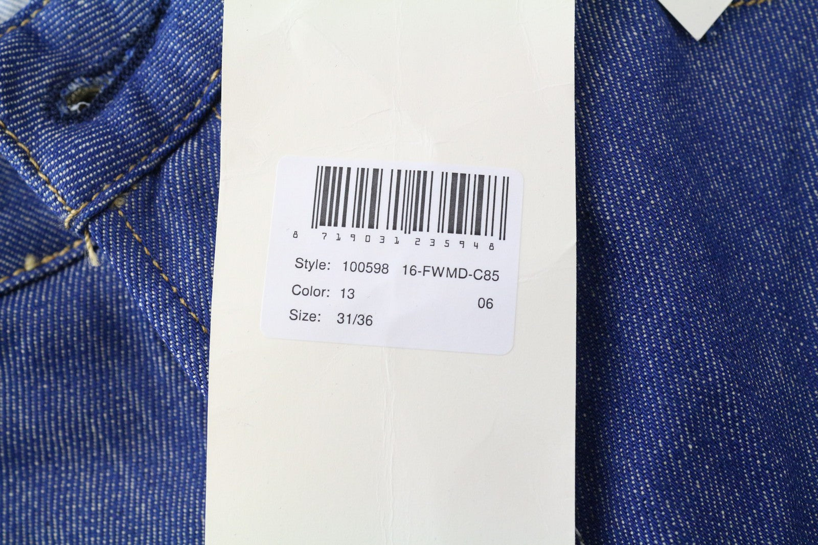 SCOTCH & SODA Skim Men's Jeans W31/L36 Mid Blue Skinny Cotton Blend Stretch Fit