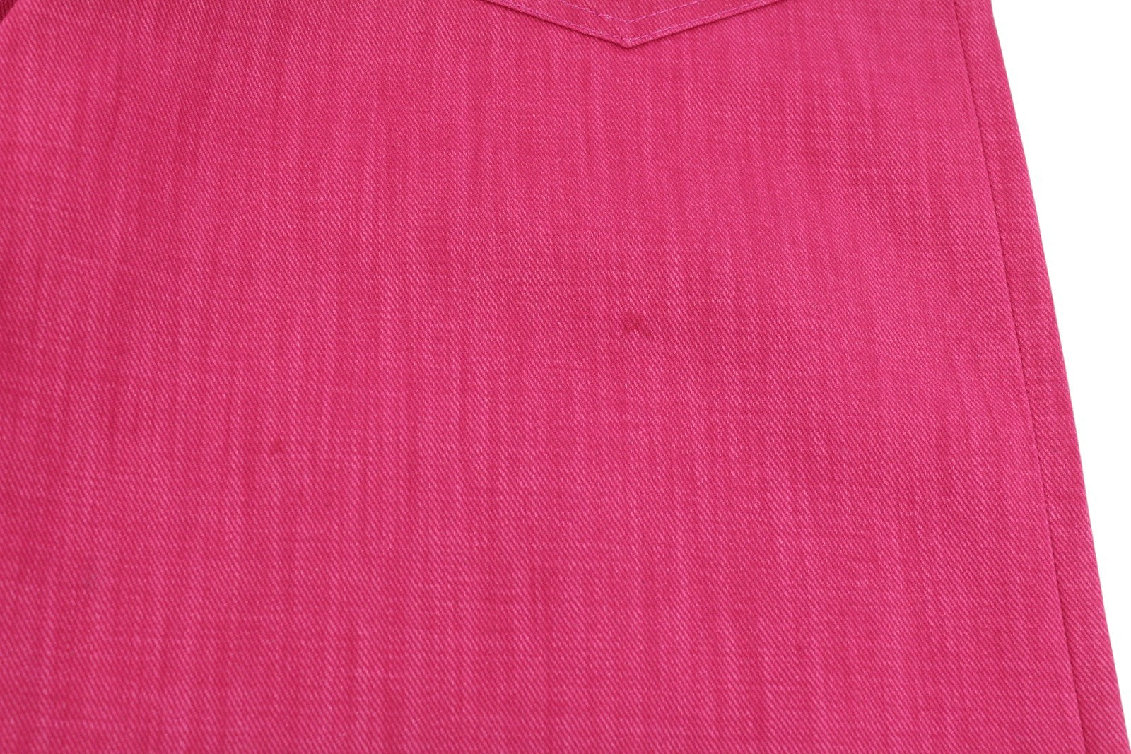 R13 Damon Pleated Women Jeans 26 Vivid Pink Wide Leg Zip Fly Five-Pockets Denim