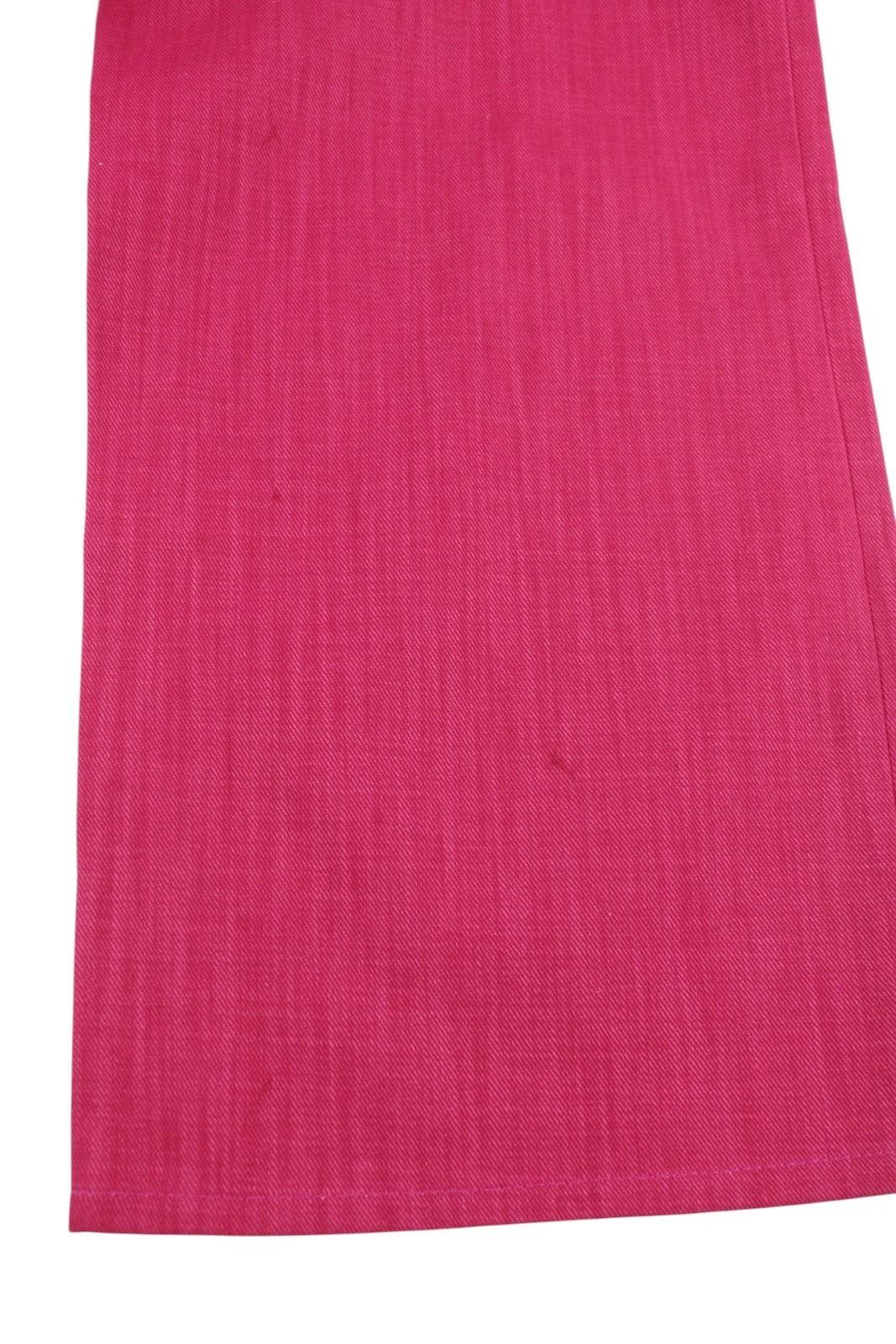 R13 Damon Pleated Women Jeans 26 Vivid Pink Wide Leg Zip Fly Five-Pockets Denim