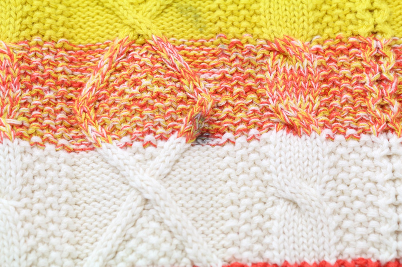 SCOTCH & SODA Ams Couture Men's Jumper M Orange Cotton Striped Knit Sweater