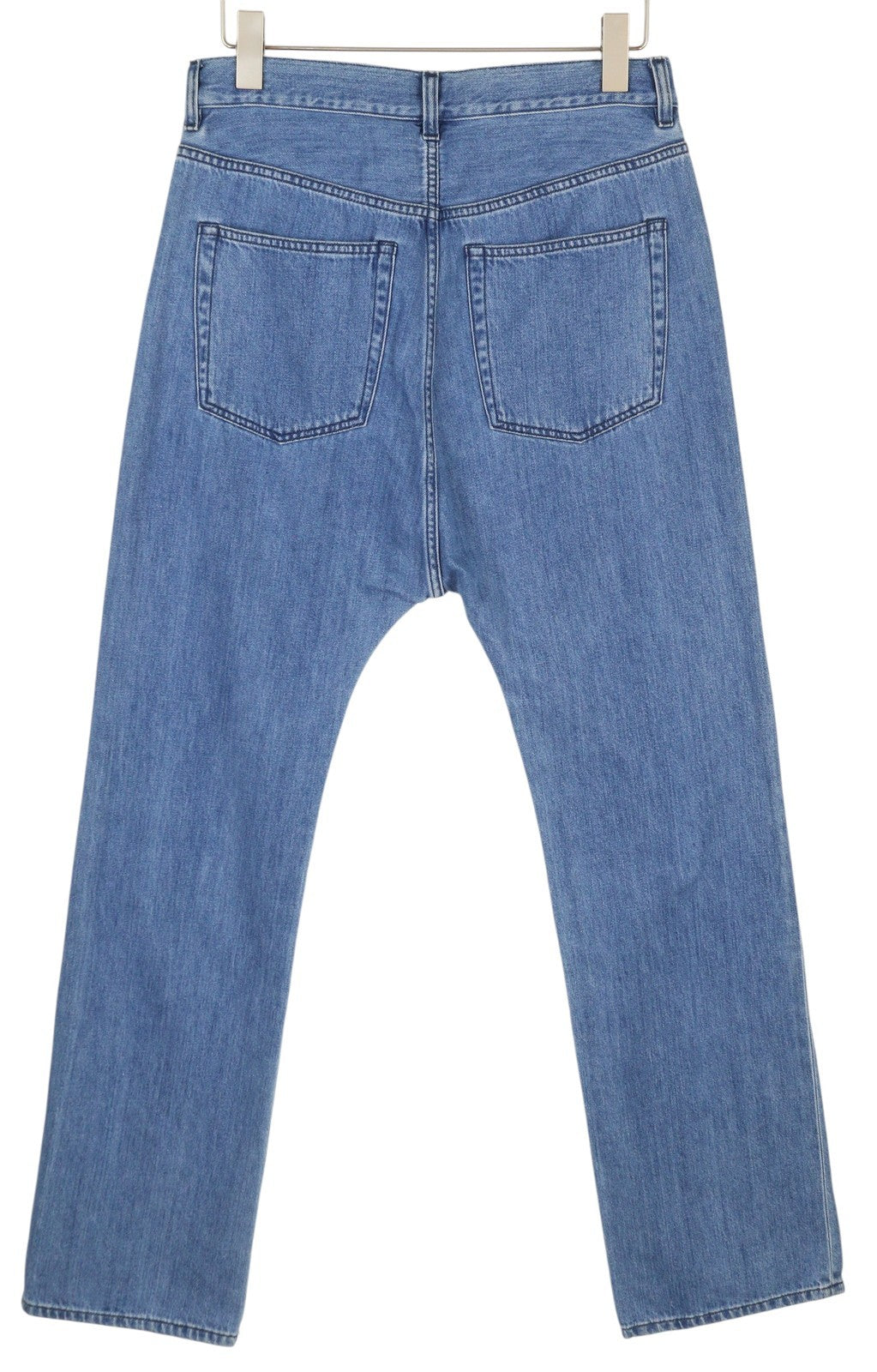 R13 Izzy Drop Women Jeans 27 Tony Wash Faded Button Fly Five-Pockets Logo Denim