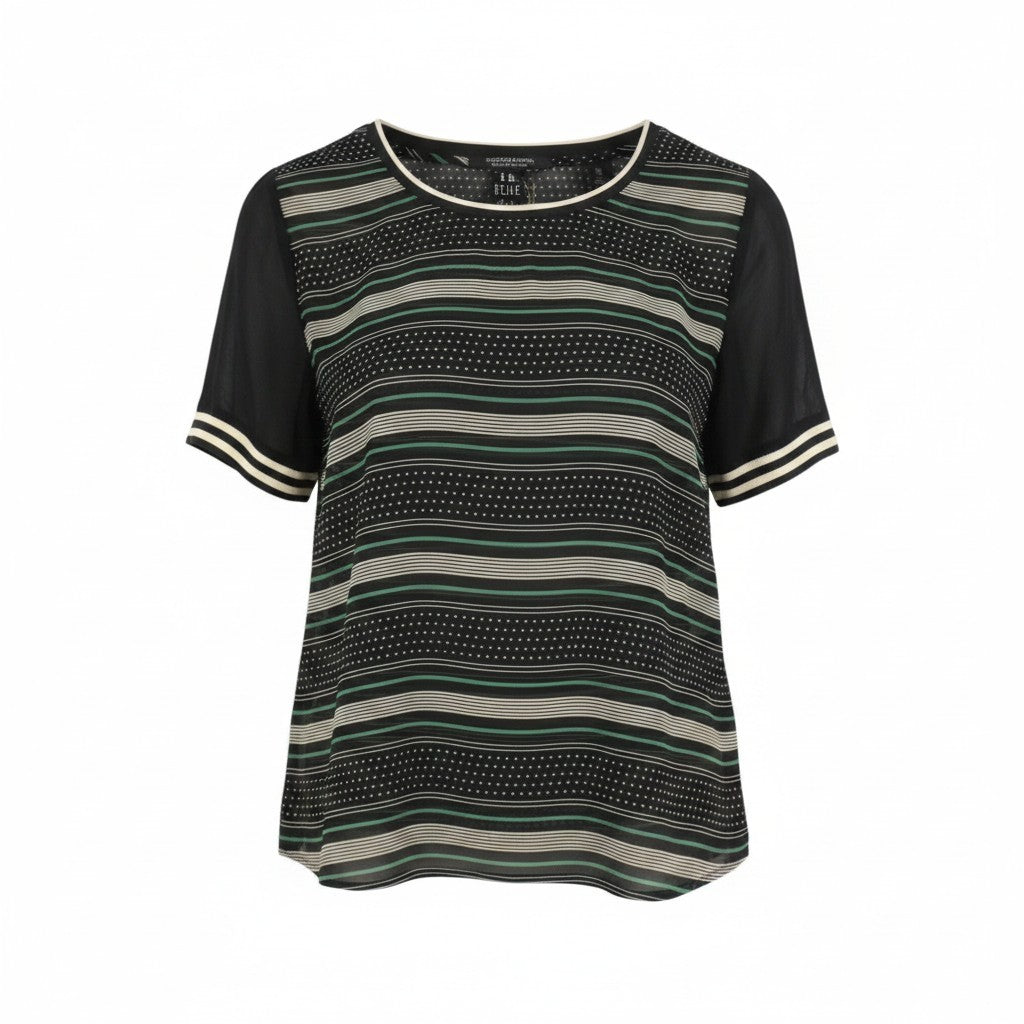 Black Polyester T-Shirt