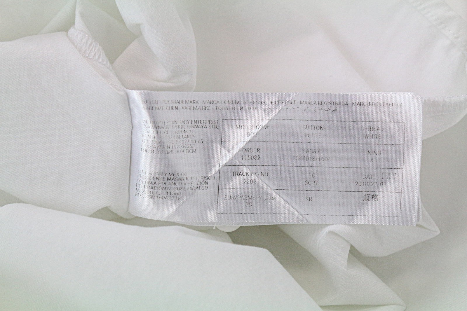 SUISTUDIO Bob Women's Shirt UK12 White Slim Cotton Blend Classic Off-Shoulder