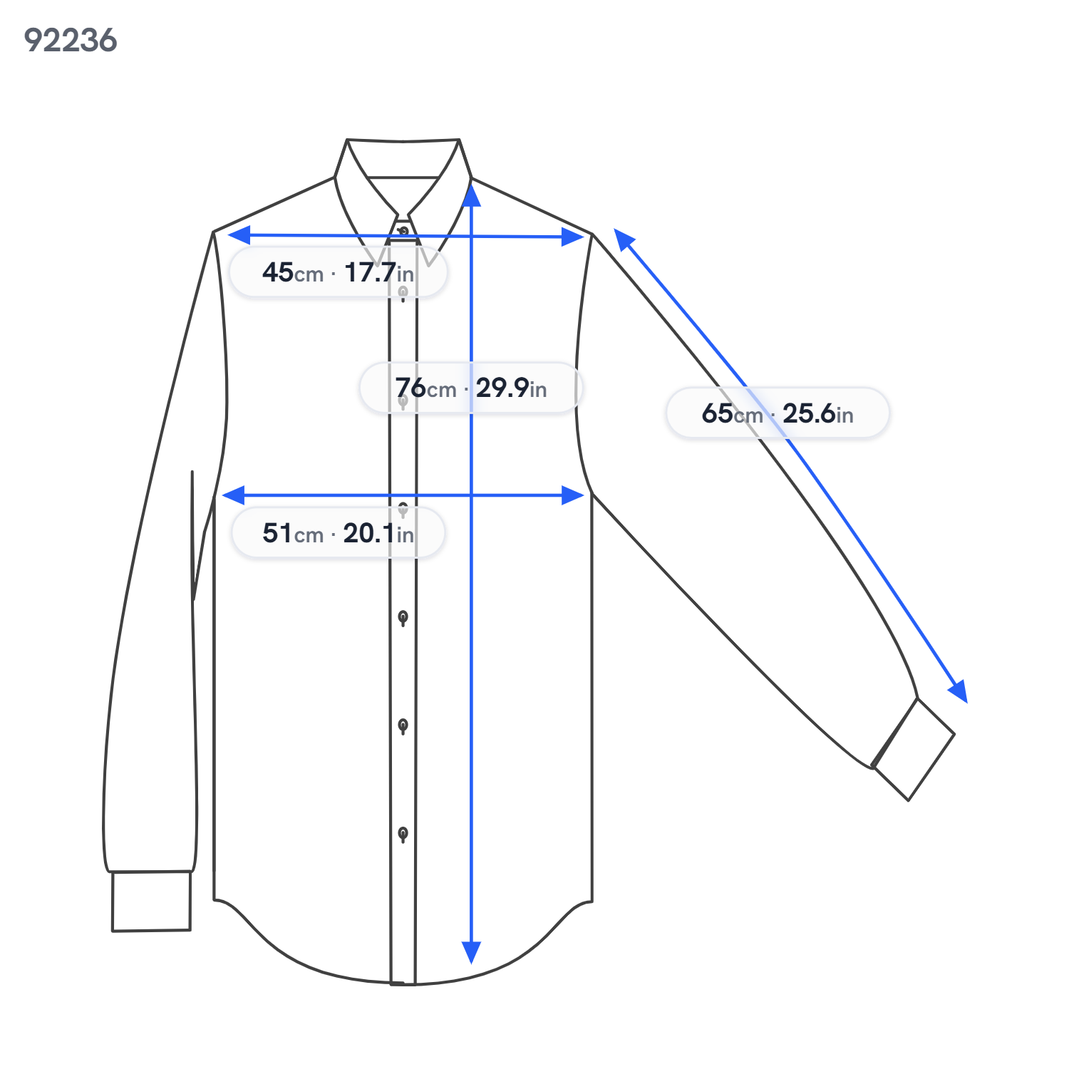 Blue Cotton Shirt
