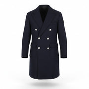 Blue Wool Coat