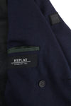 Blue Wool Coat