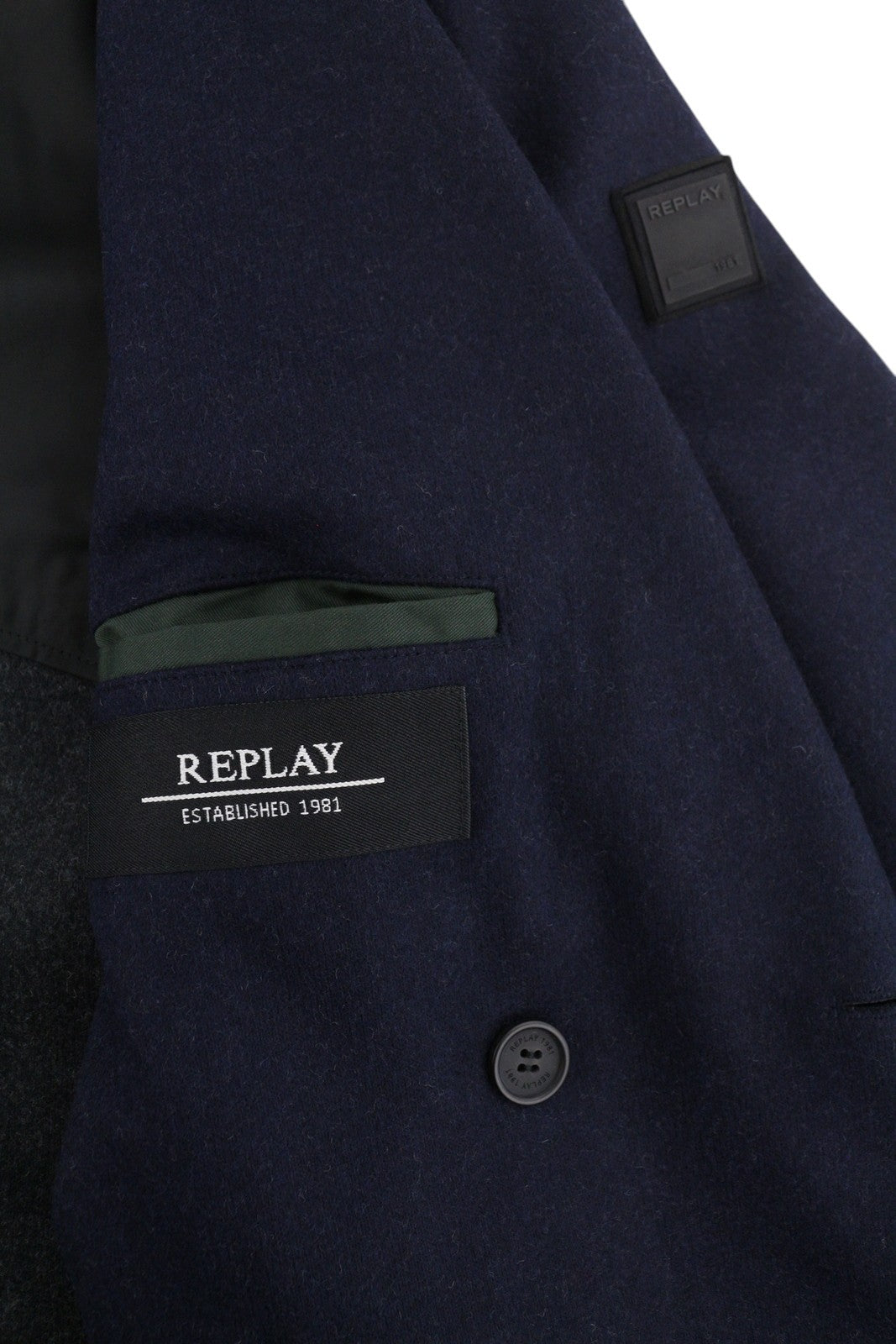 Blue Wool Coat