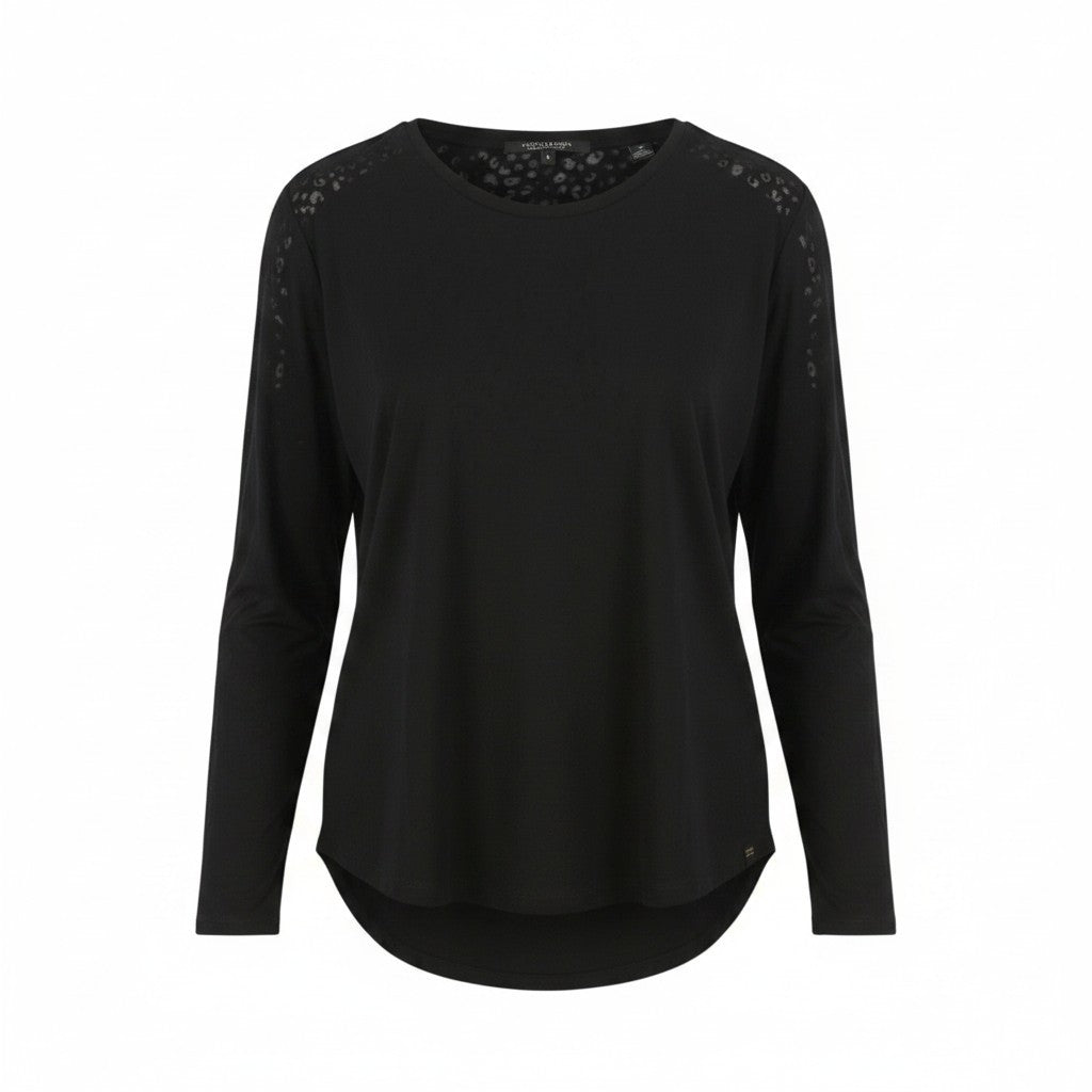 Black Cotton T-Shirt