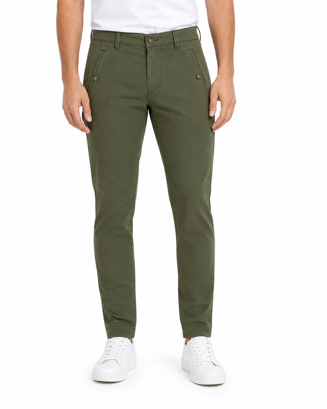 Graue Baumwollhose
