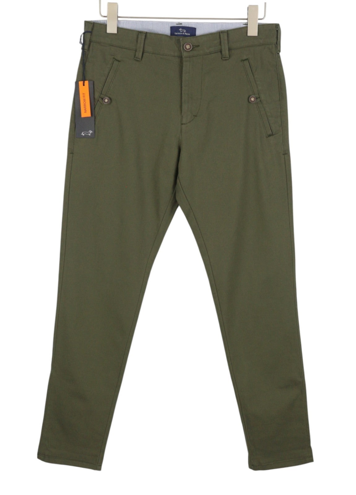 Grey Cotton Trousers