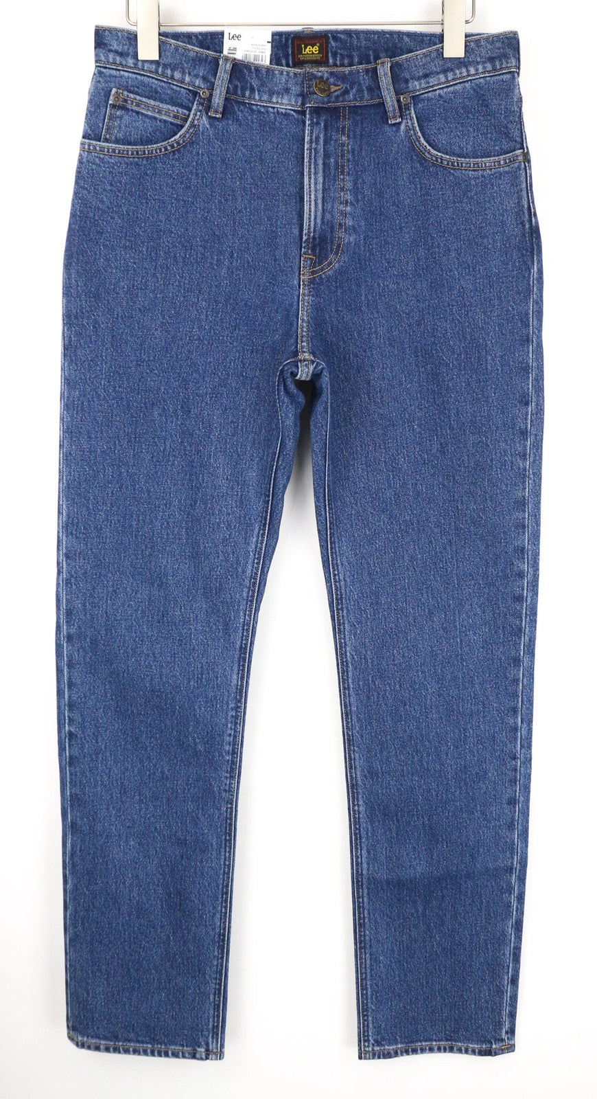 LEE West Men's Jeans W32/L32 Relaxed Fit Blue Denim Stretch Cotton Everyday Wear