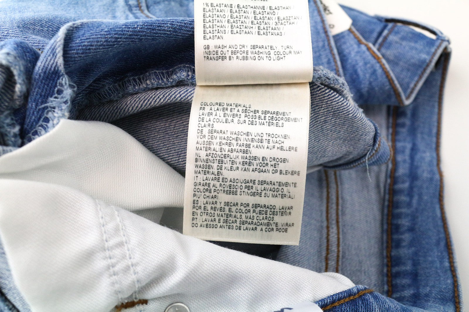 WRANGLER Frontier Men's Jeans W32/L32 Relax Straight Washed Blue Stretch Denim