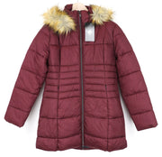 TUCANO URBANO Furbet Women's L Red Hooded Windproof Water-Repellent Moto Jacket