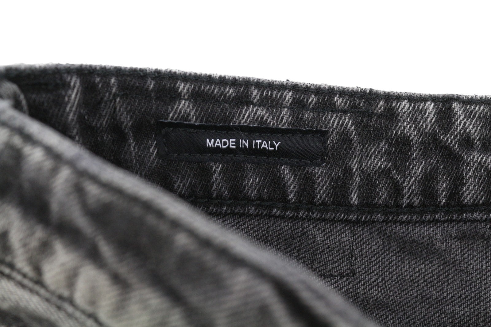 R13 Effie Women Jeans 25 Polaris Black Faded Washed Straight Fit Zip Fly Denim