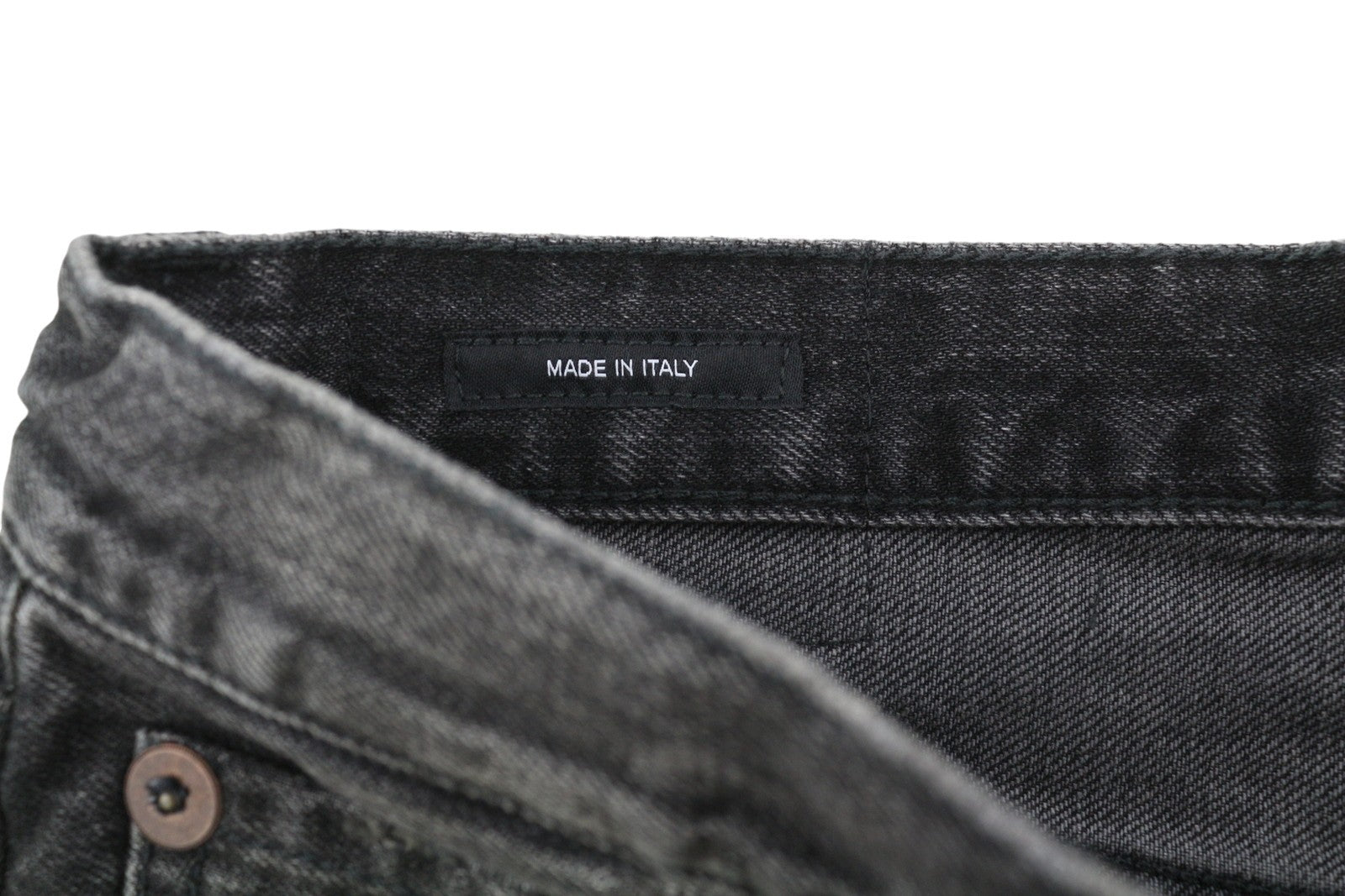 R13 D'Arcy Loose Women Jeans 27 Wilson Black Faded Relaxed Zip Denim RRP€700