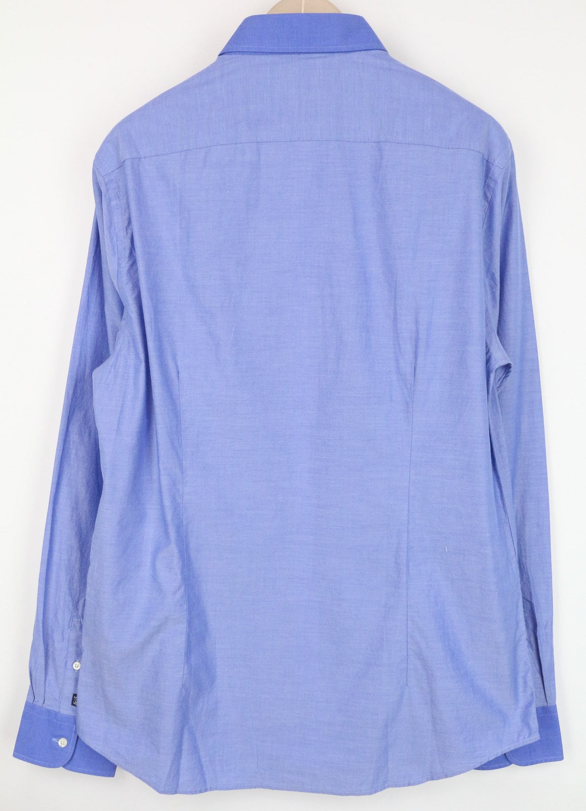 SCOTCH & SODA Ams Couture Men's Shirt XL Blue Cotton Slim Button-Up Smart Casual