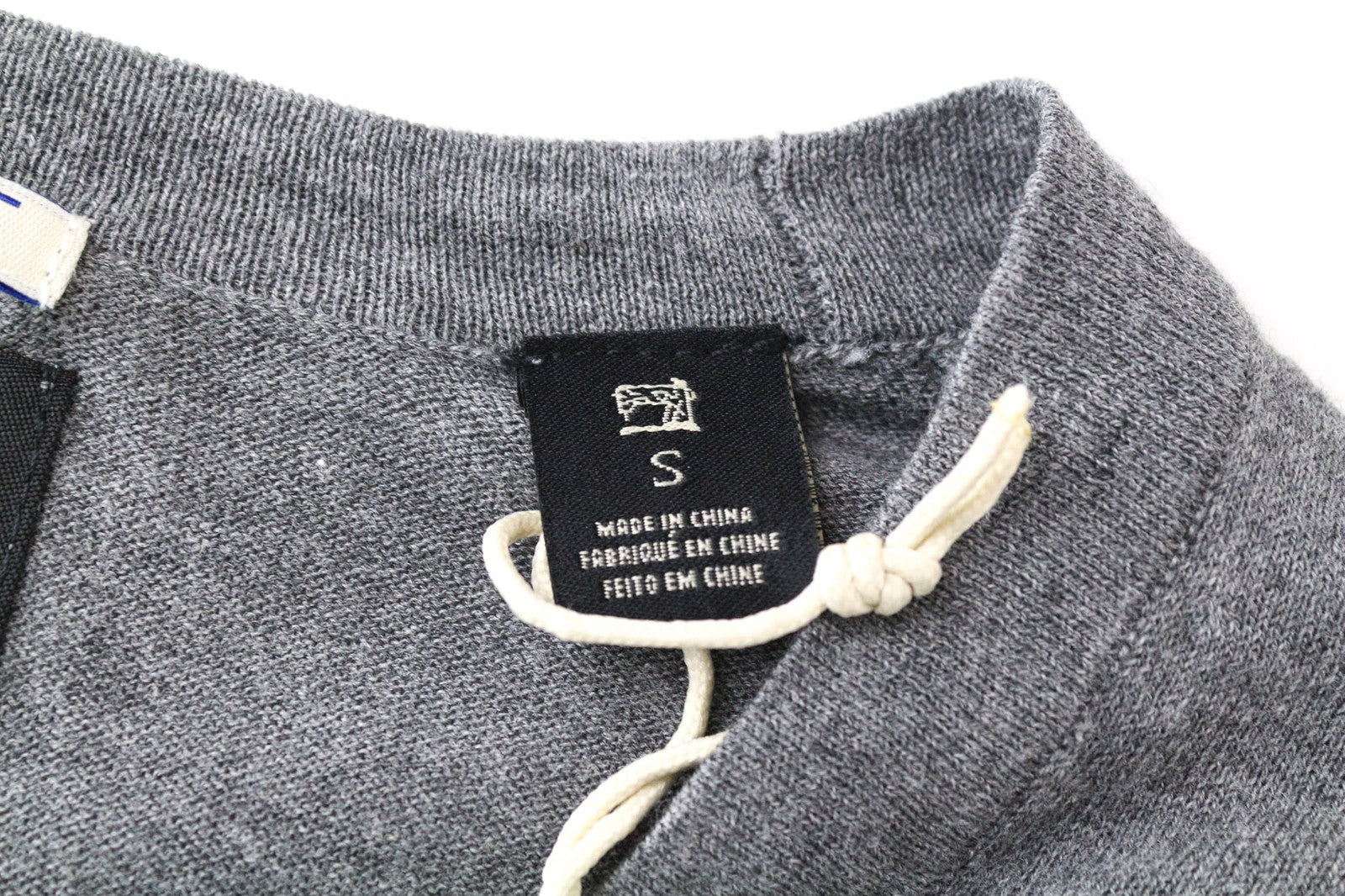 SCOTCH & SODA Ams Couture Men's Grey Sweatshirt S Cotton Long Sleeve Cardigan