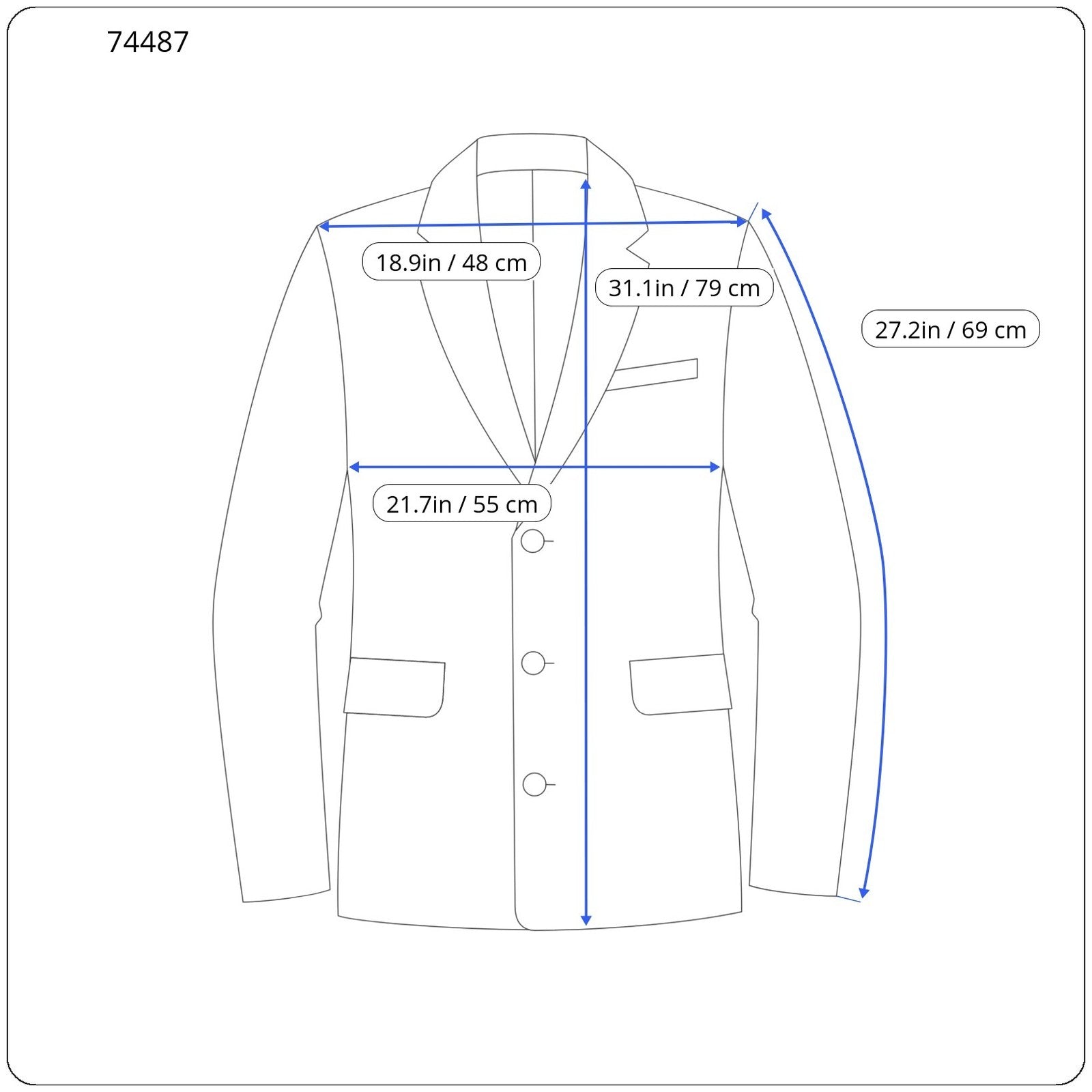 SUITSUPPLY La Spalla vyriškas švarkas UK44L pilkas, grynos vilnos, vienos krūtinės, klasikinis