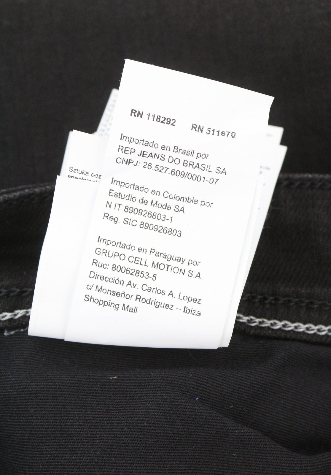 REPLAY Grover Men Jeans W30/L30 Black Selvedge Straight Fit Button Fly Dark