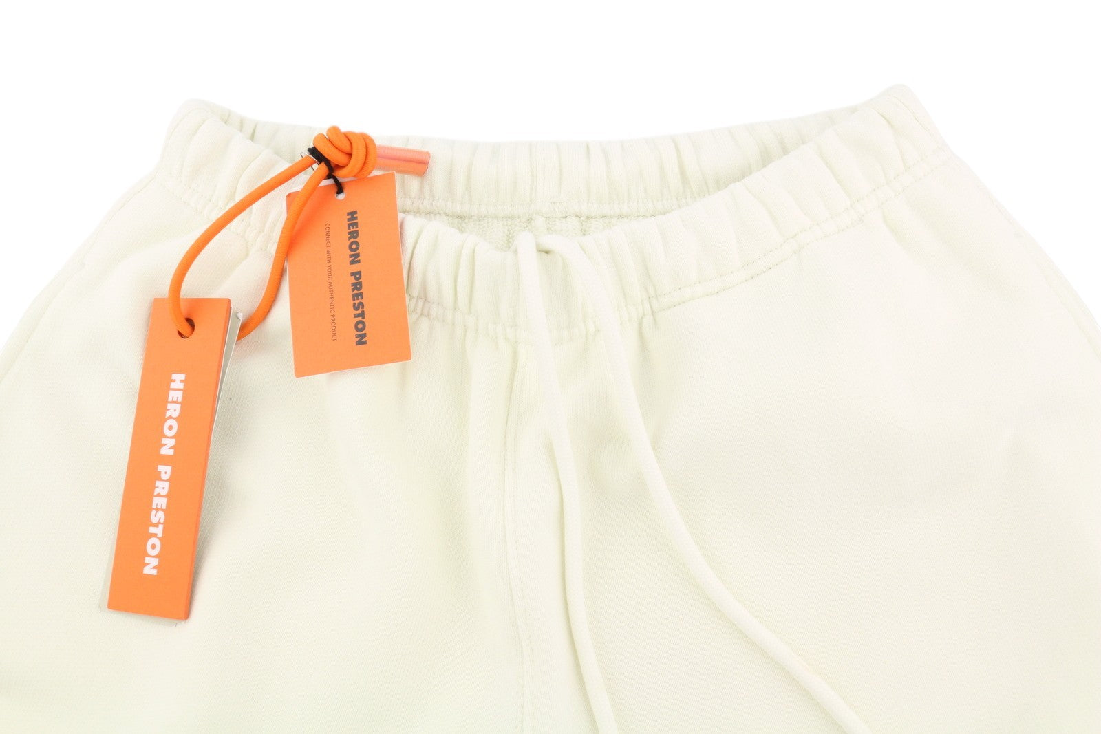 HERON PRESTON Real Estate Women Trousers S White Sweatpants Front Logo RRP€399