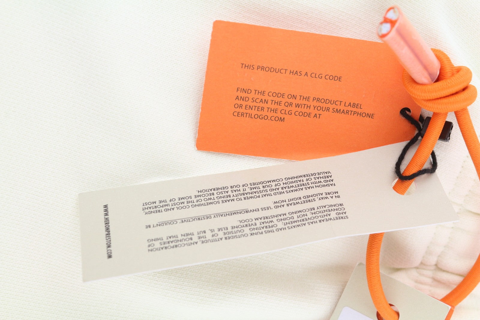 HERON PRESTON Real Estate Women Trousers S White Sweatpants Front Logo RRP€399