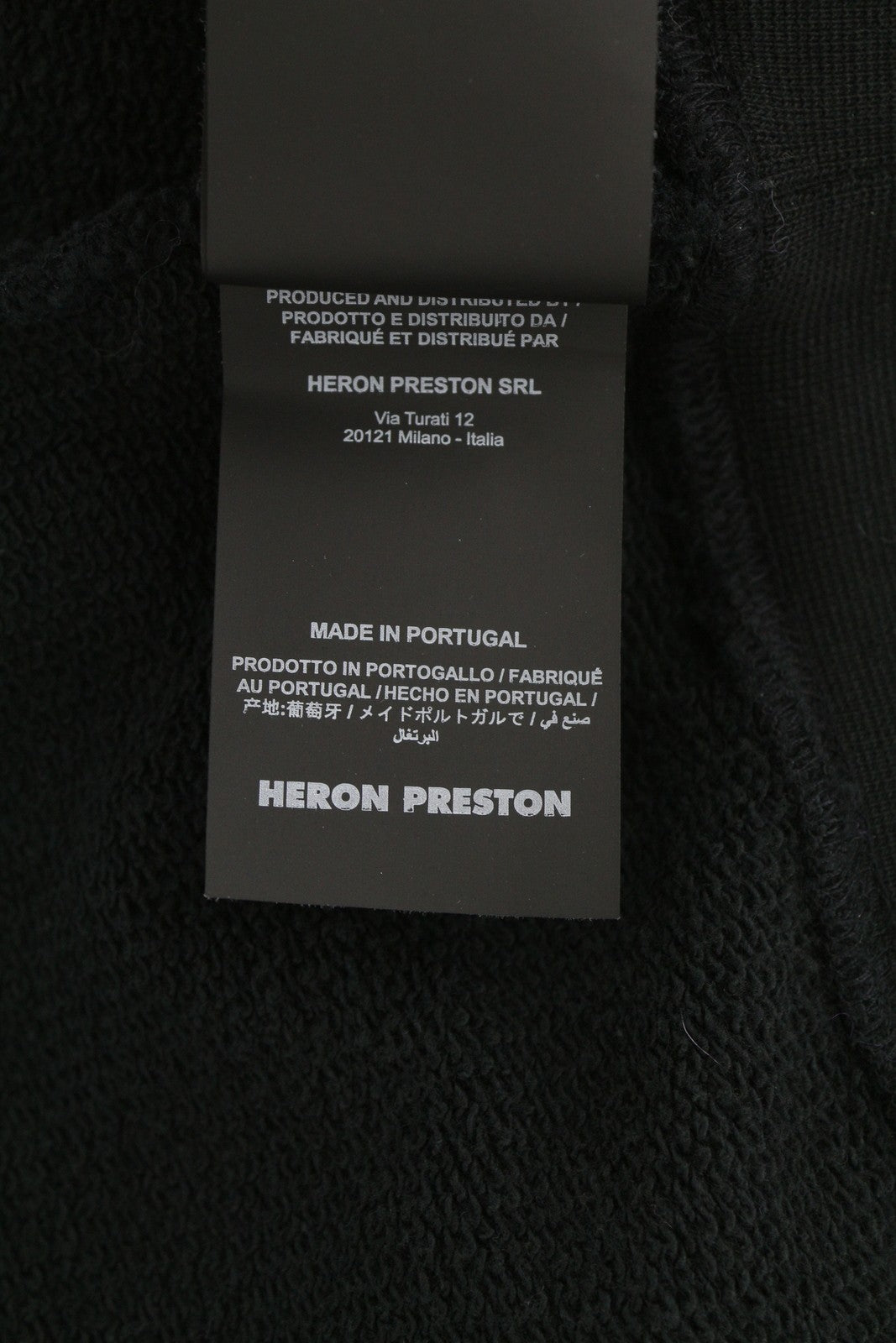 HERON PRESTON Flaming Skull Crop Women Hoodie L Black Patterned Pullover RRP€499