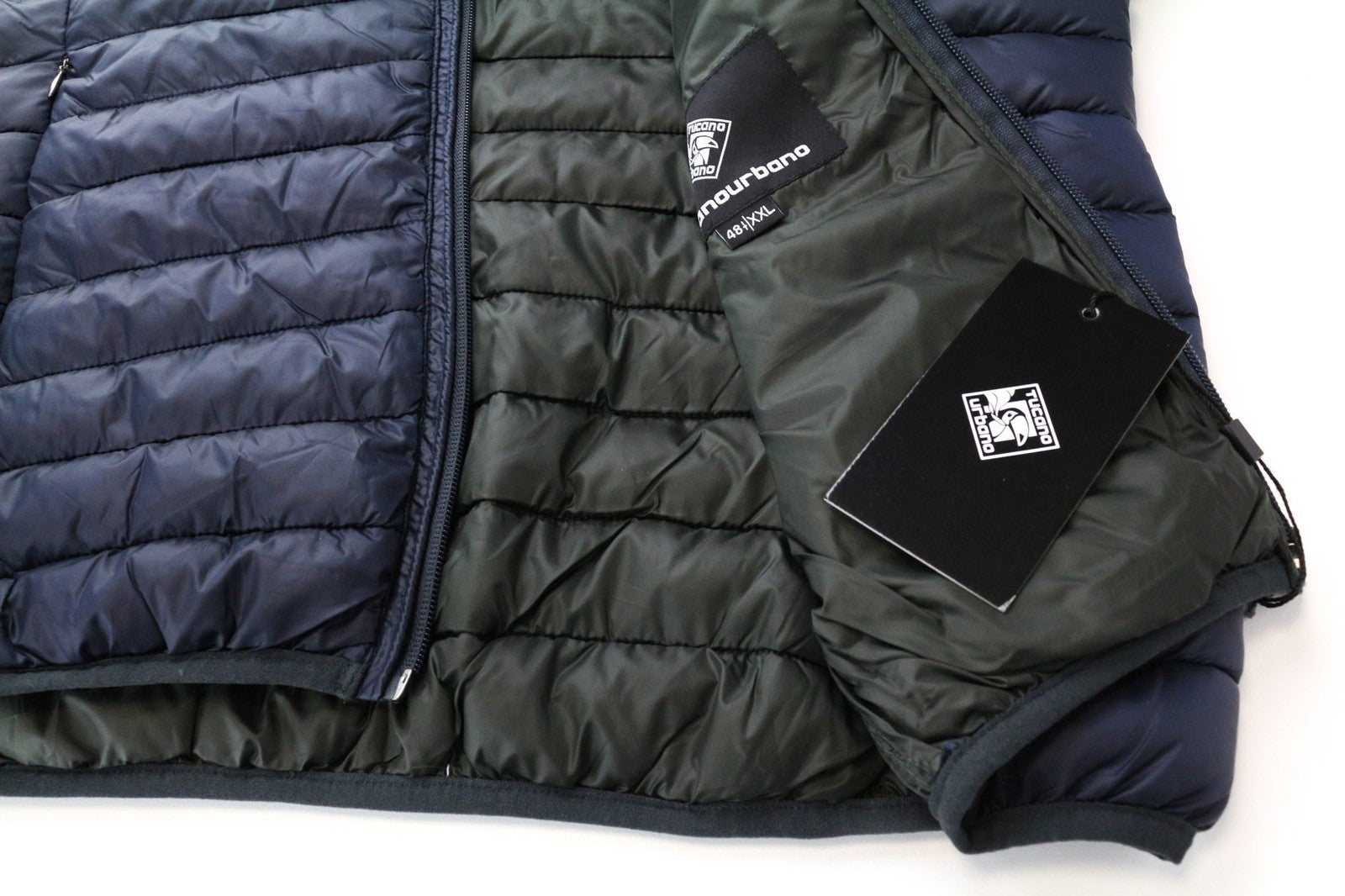 TUCANO URBANO Lot Pack Women's 2XL Blue Windbreaker Jacket Zipped Breathable