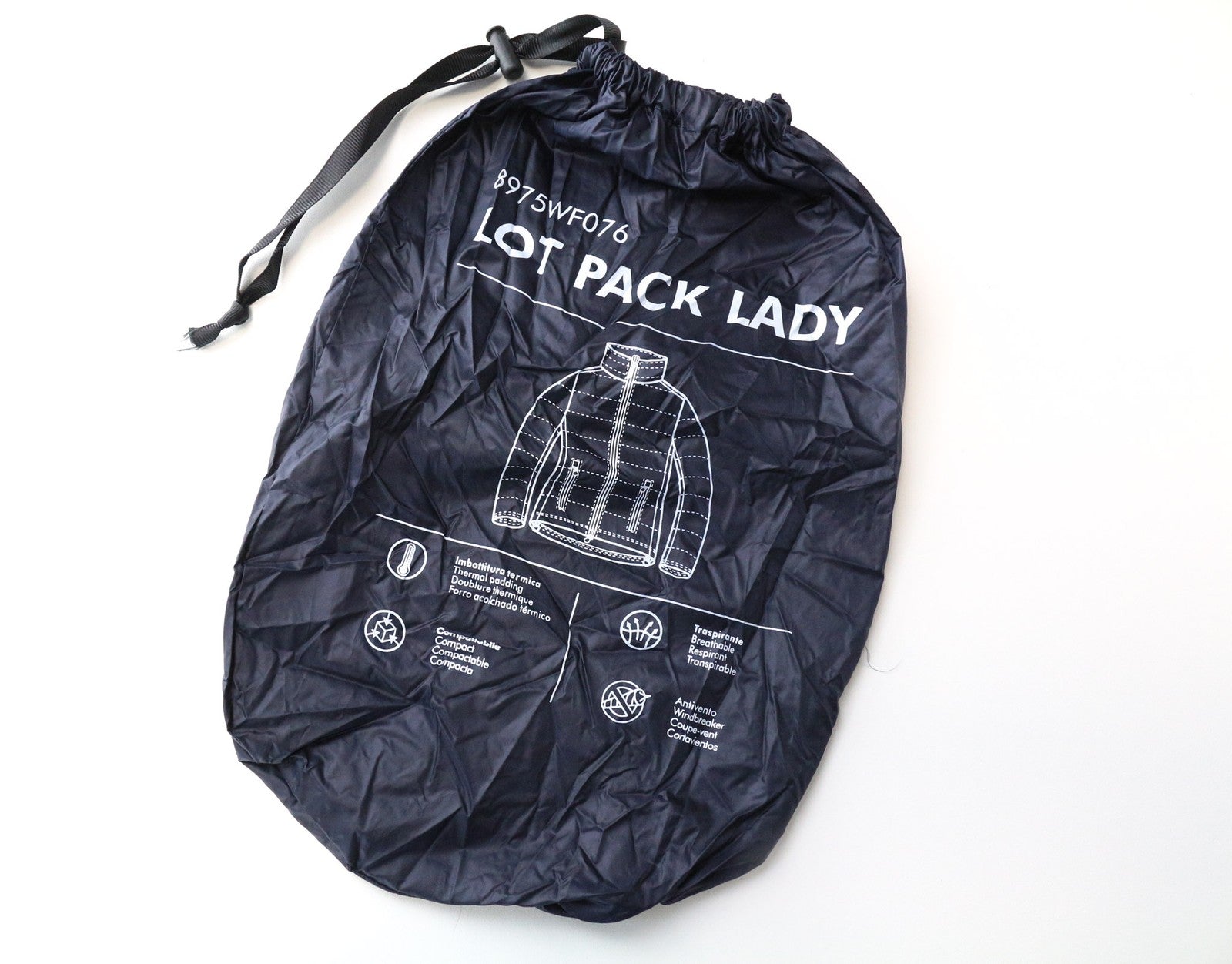 TUCANO URBANO Lot Pack Women's 2XL Blue Windbreaker Jacket Zipped Breathable