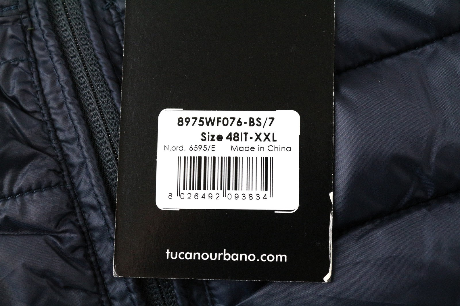 TUCANO URBANO Lot Pack Women's 2XL Blue Windbreaker Jacket Zipped Breathable