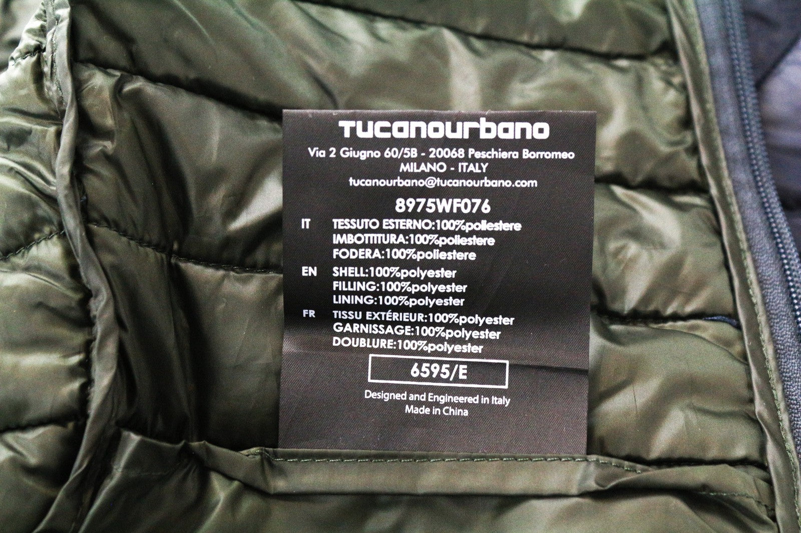 TUCANO URBANO Lot Pack Women's 2XL Blue Windbreaker Jacket Zipped Breathable