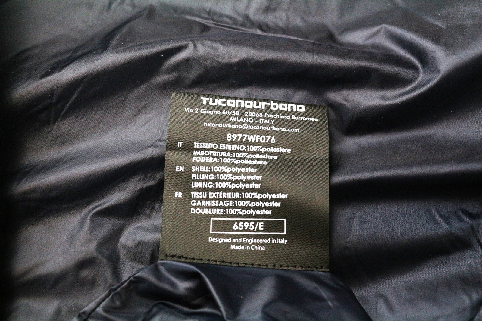 TUCANO URBANO Furbet Women's S Grey Windproof Water-Repellent Hooded Jacket