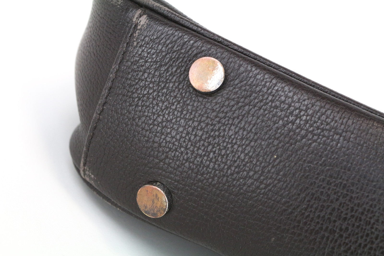 SUITSUPPLY Men's Brown Calf Leather OS Casual Travel Backpack with Detailing