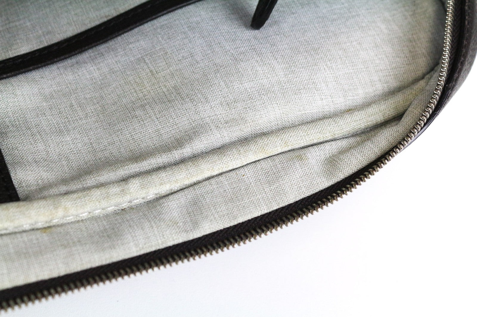 SUITSUPPLY Men's Brown Calf Leather OS Casual Travel Backpack with Detailing