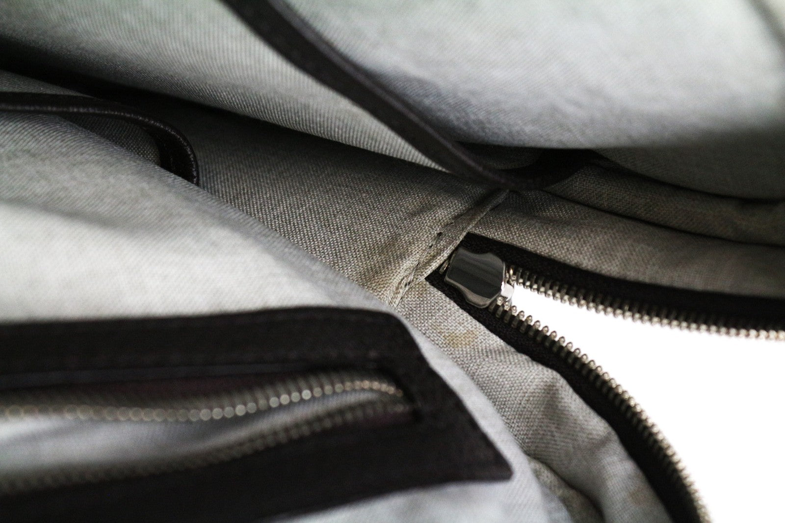 SUITSUPPLY Men's Brown Calf Leather OS Casual Travel Backpack with Detailing