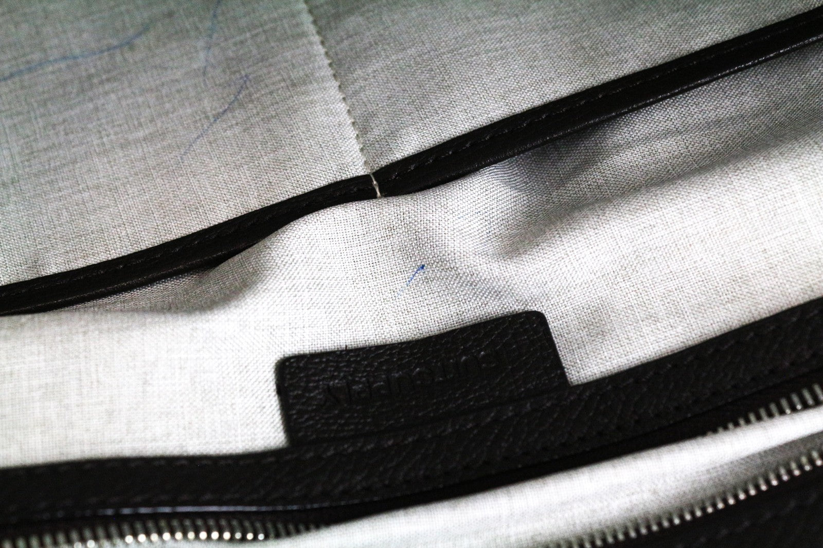 SUITSUPPLY Men's Brown Calf Leather OS Casual Travel Backpack with Detailing