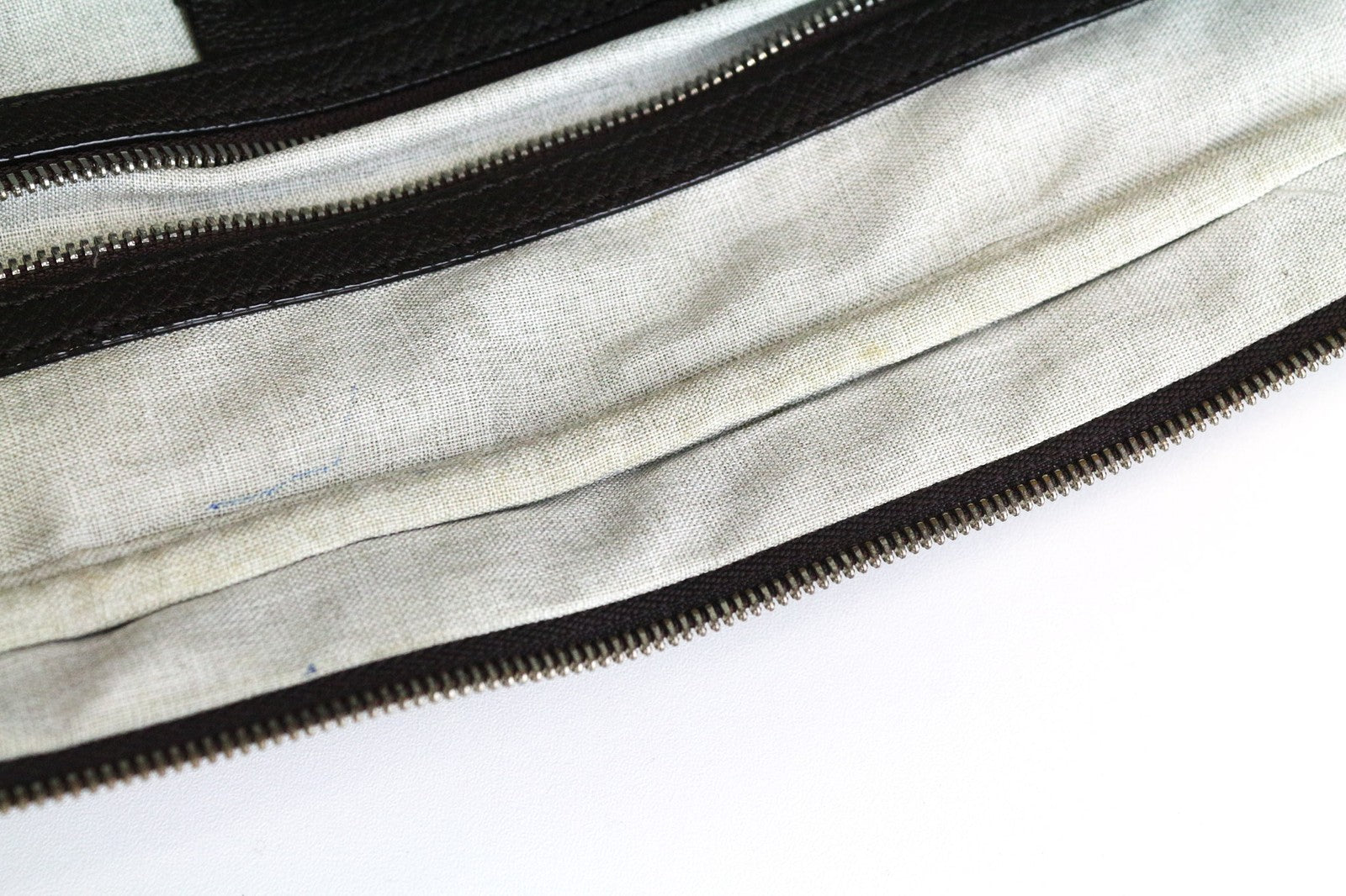 SUITSUPPLY Men's Brown Calf Leather OS Casual Travel Backpack with Detailing