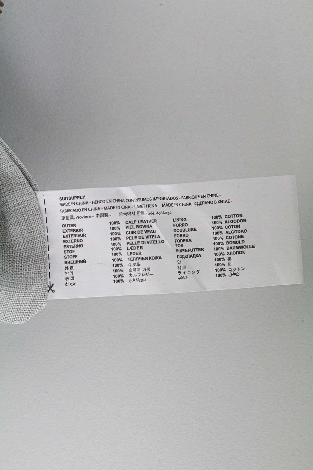 SUITSUPPLY Men's Brown Calf Leather OS Casual Travel Backpack with Detailing