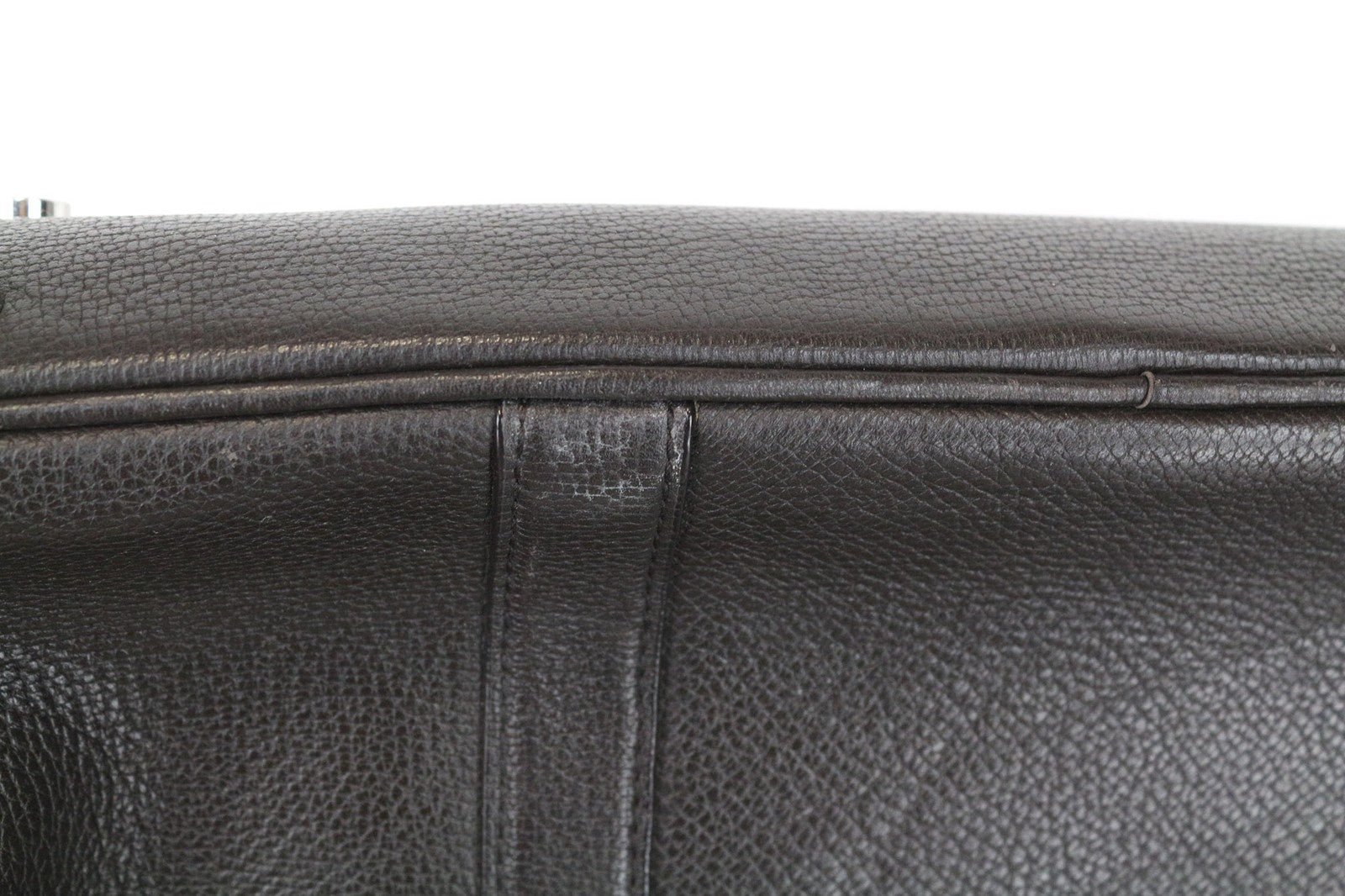 SUITSUPPLY Men's Brown Calf Leather OS Casual Travel Backpack with Detailing