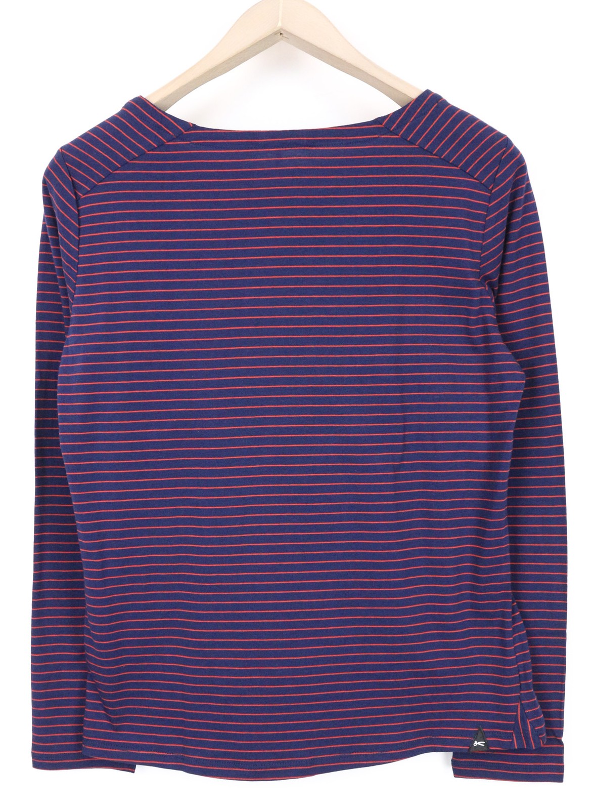 DENHAM Glide Men's XS Navy Striped Pure Cotton Crew Neck Pullover T-Shirt