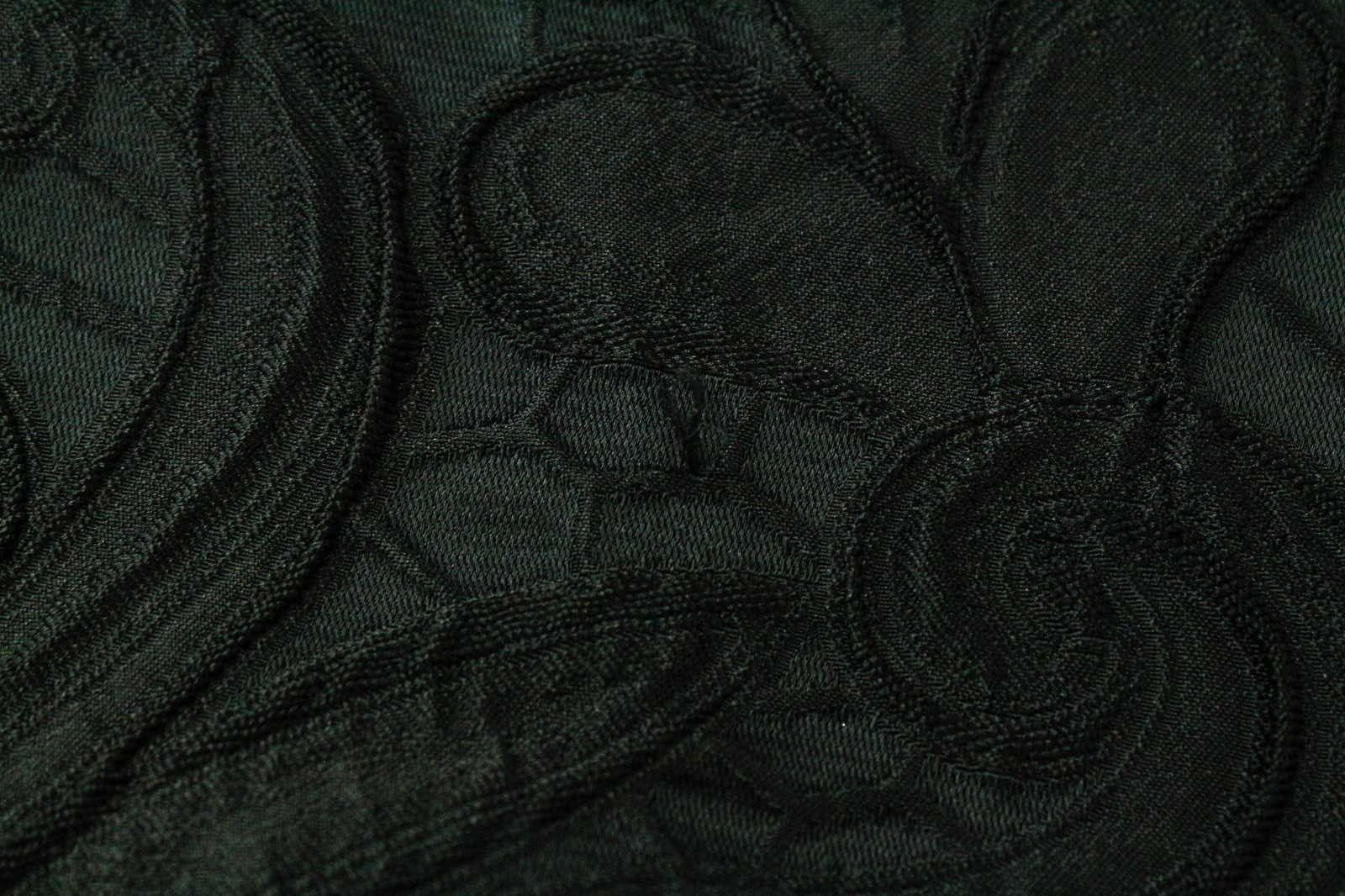 CHRISTIAN PELIZZARI Women's IT46 Black Embroidered Off-Shoulder Ruffled Dress