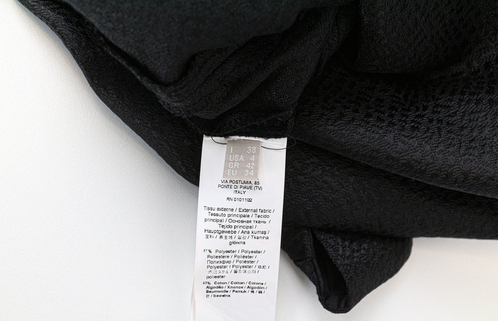 STEFANEL Women's EU34 Black Sleeveless Bodycon Short Classic V-Neck Dress