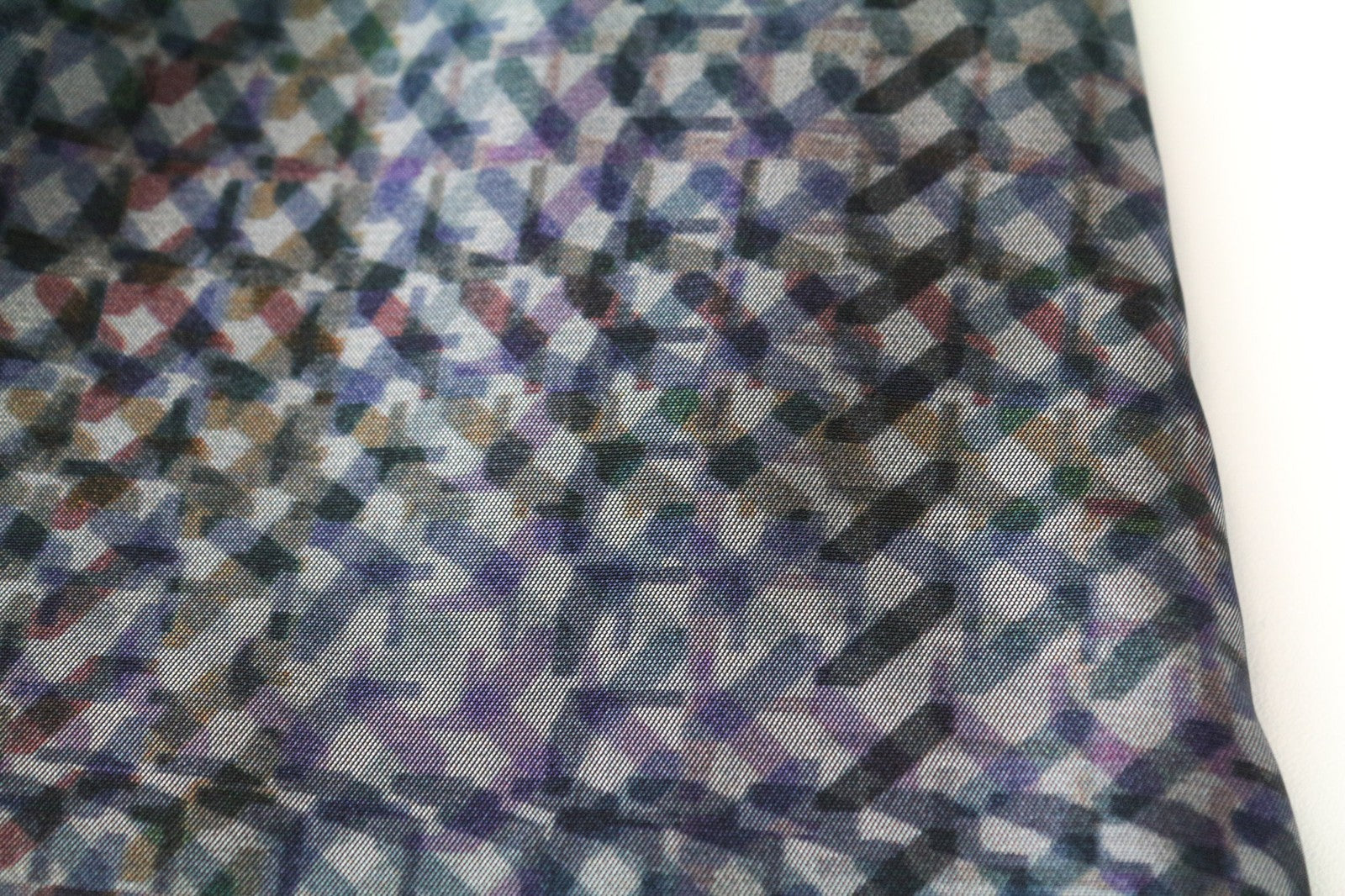 EMPORIO ARMANI Women's IT44/UK12 Grey Pleated Bubble Mini Skirt Lined Patterned